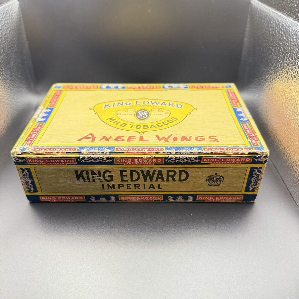 King Edward Imperial “Angel Wings” Mild Tobaccos Swisher Cigar Box